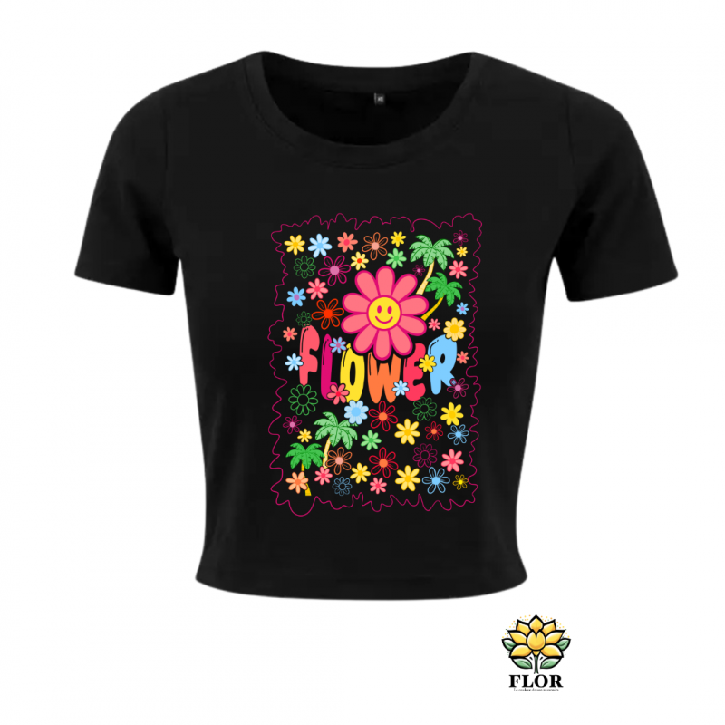 CROP TOP FLOWER FLASH – Image 5