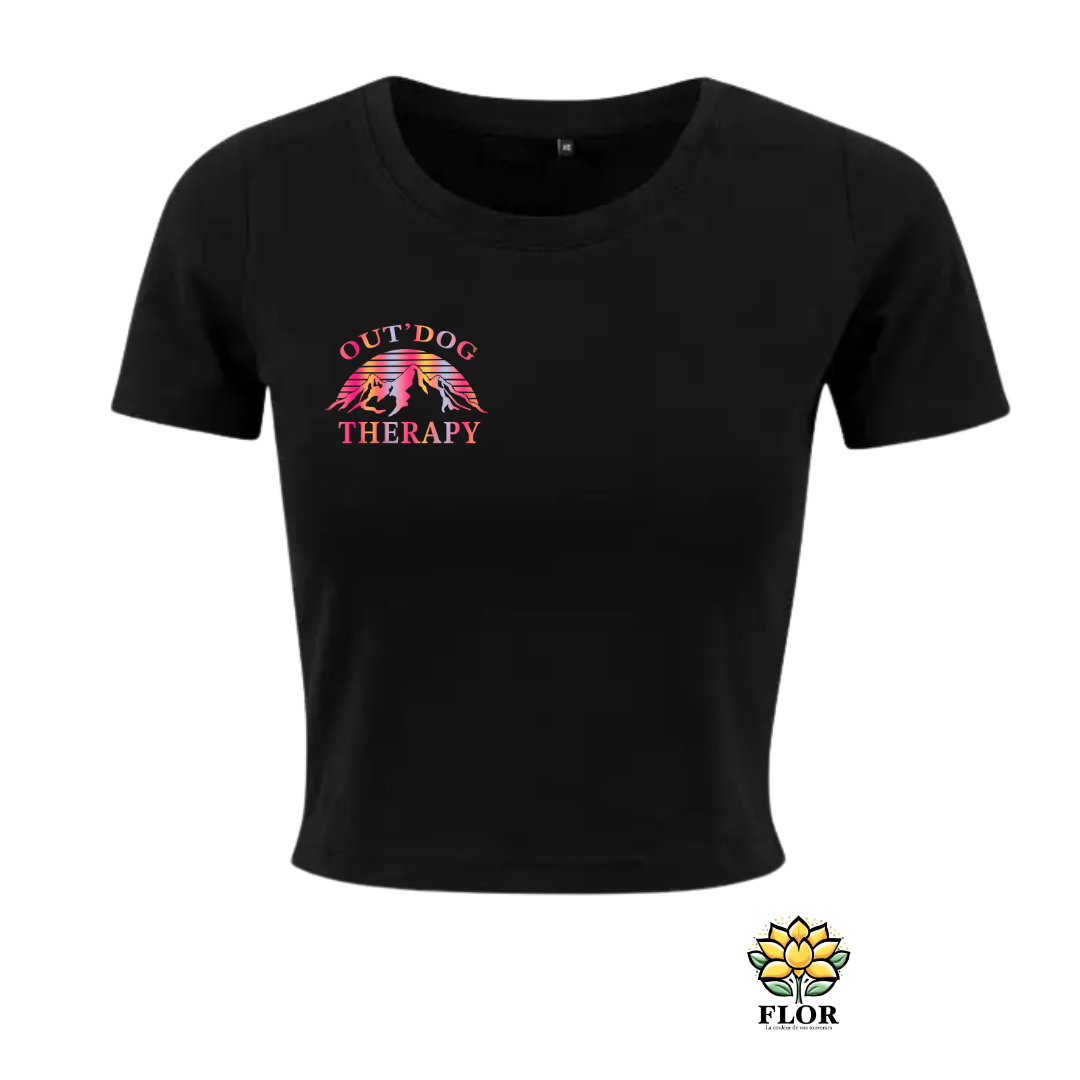 CROP OUTDOG THERAPY MULTICOLOR FLASH – Image 6