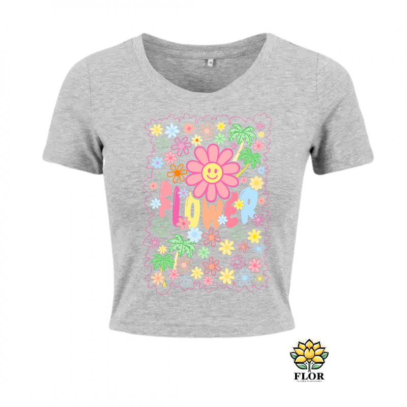 CROP TOP FLOWER PASTEL – Image 4