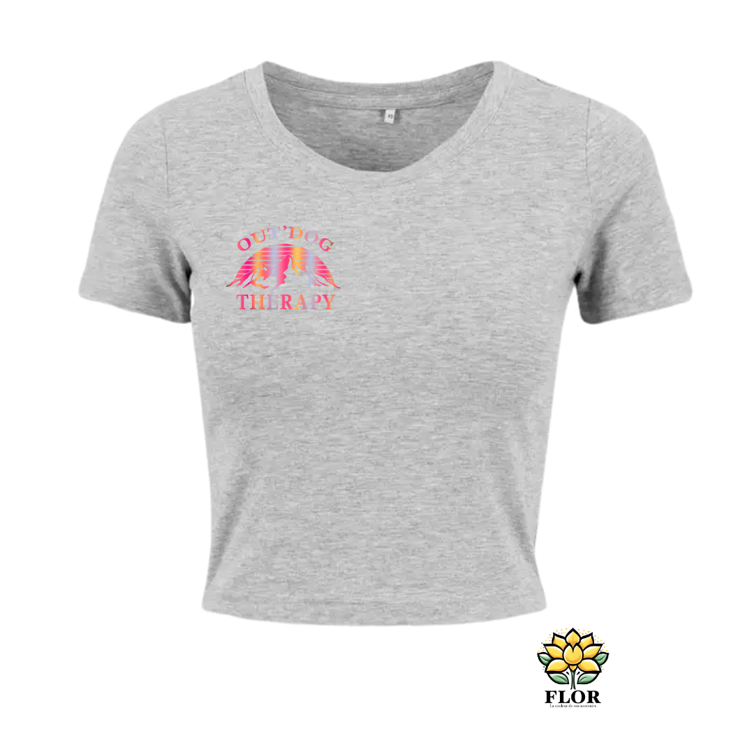 CROP OUTDOG THERAPY MULTICOLOR FLASH – Image 5