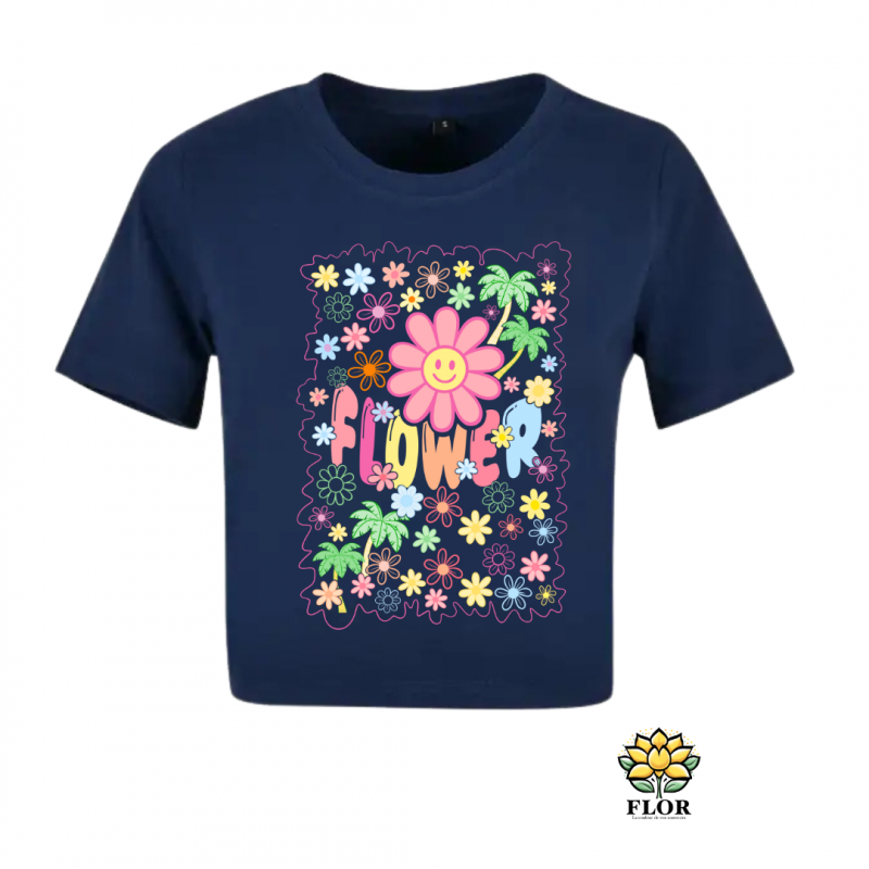 CROP TOP FLOWER PASTEL