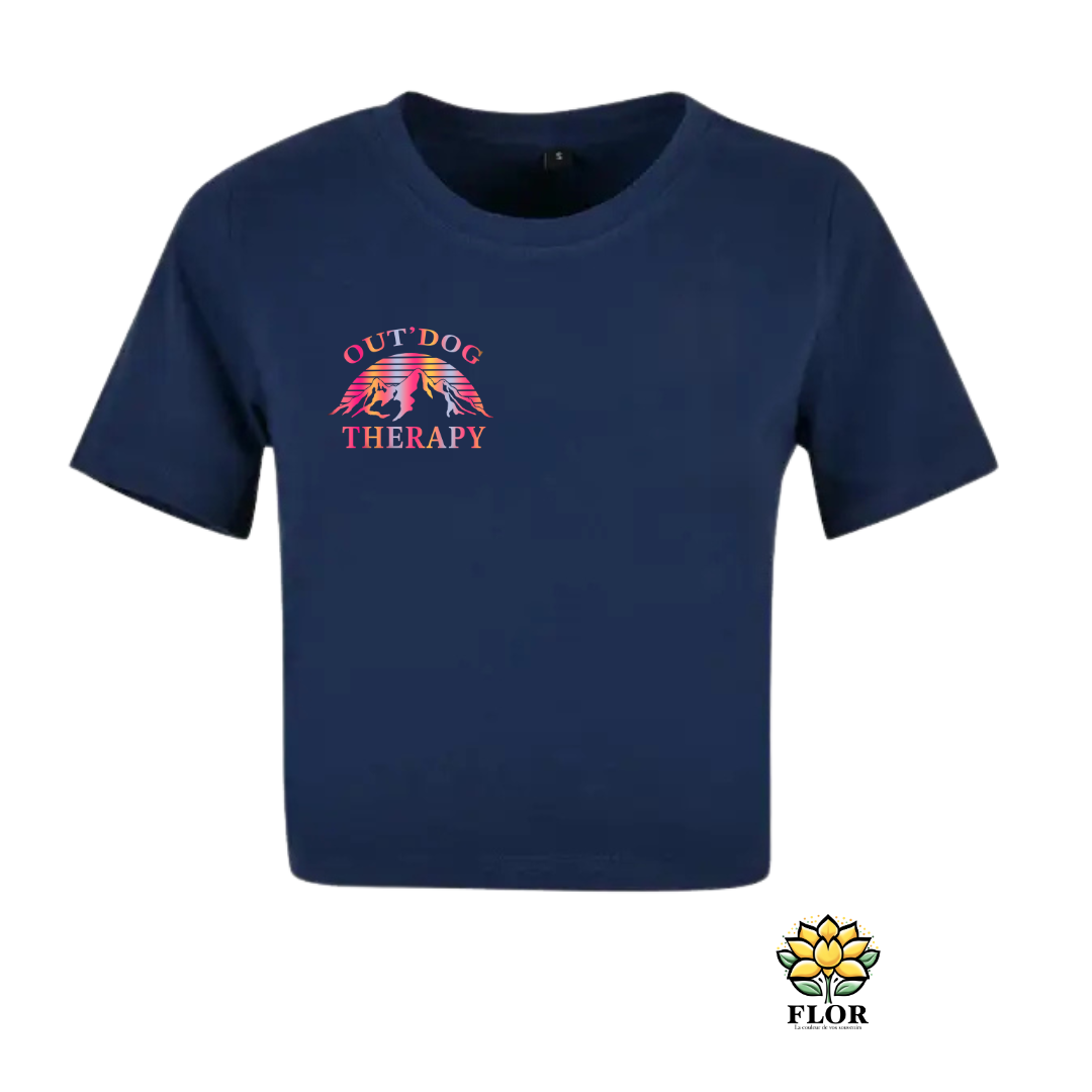 CROP OUTDOG THERAPY MULTICOLOR FLASH – Image 4