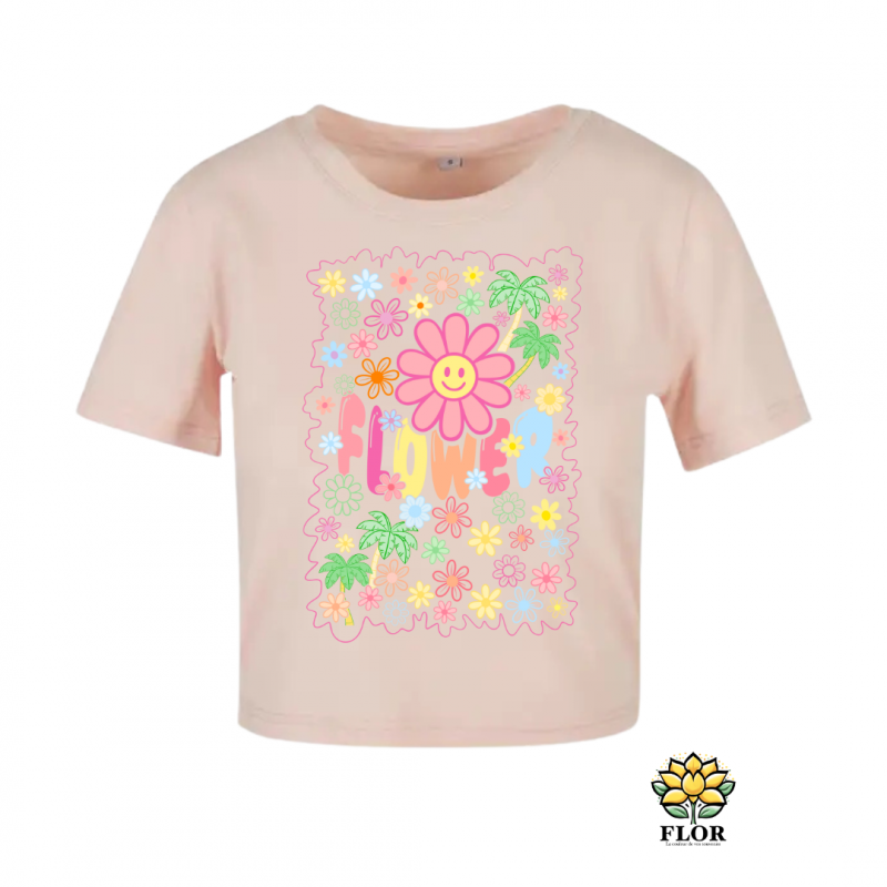 CROP TOP FLOWER PASTEL – Image 2