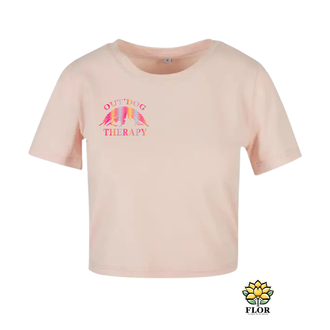 CROP OUTDOG THERAPY MULTICOLOR FLASH – Image 3