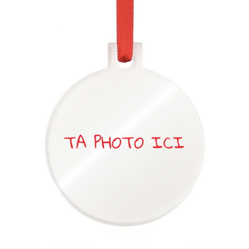 BOULE DE NOËL PHOTO