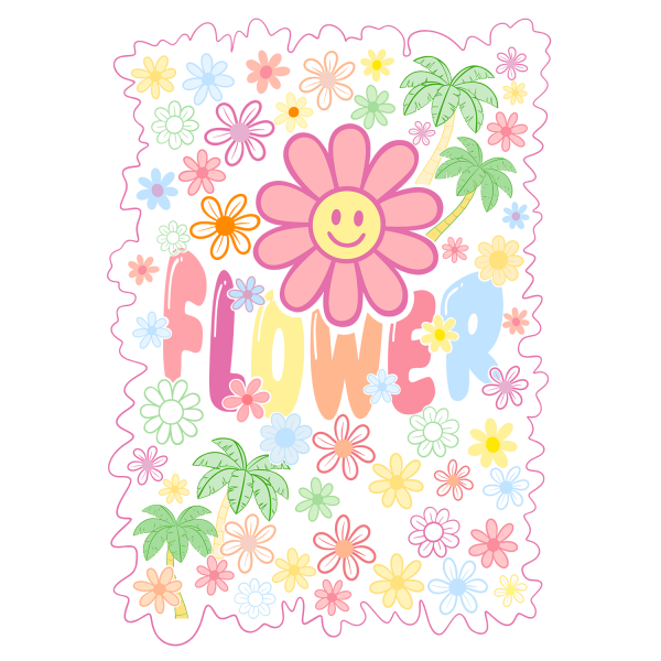 Flower pastel