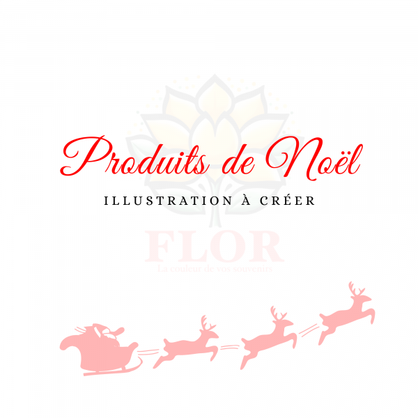 Produits de noël avec Illustration à créer
