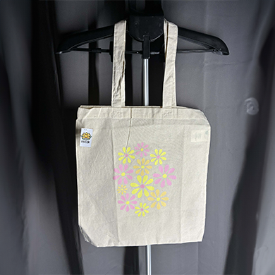 Totebag mélange de fleurs (Défaut)