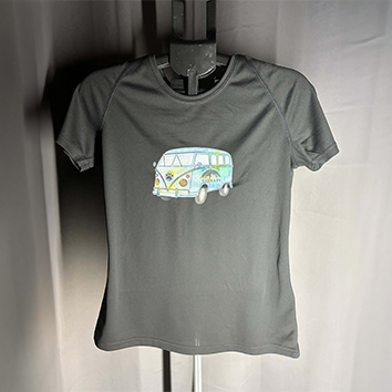 Tee shirt sport femme noir taille M "Van outdog therapy"