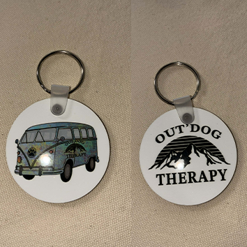 Porte clef recto verso Outdog + Van